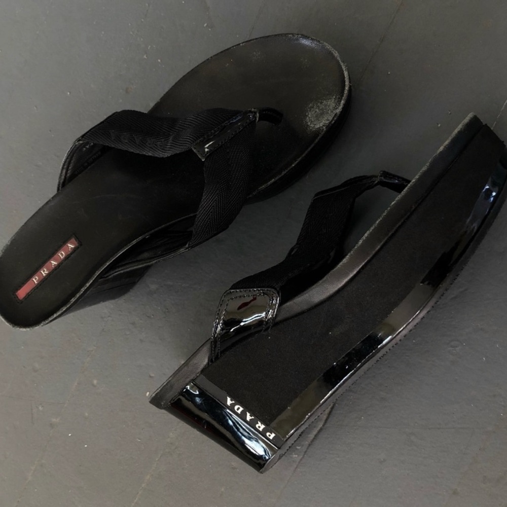 Prada Vintage Y2K Wedges